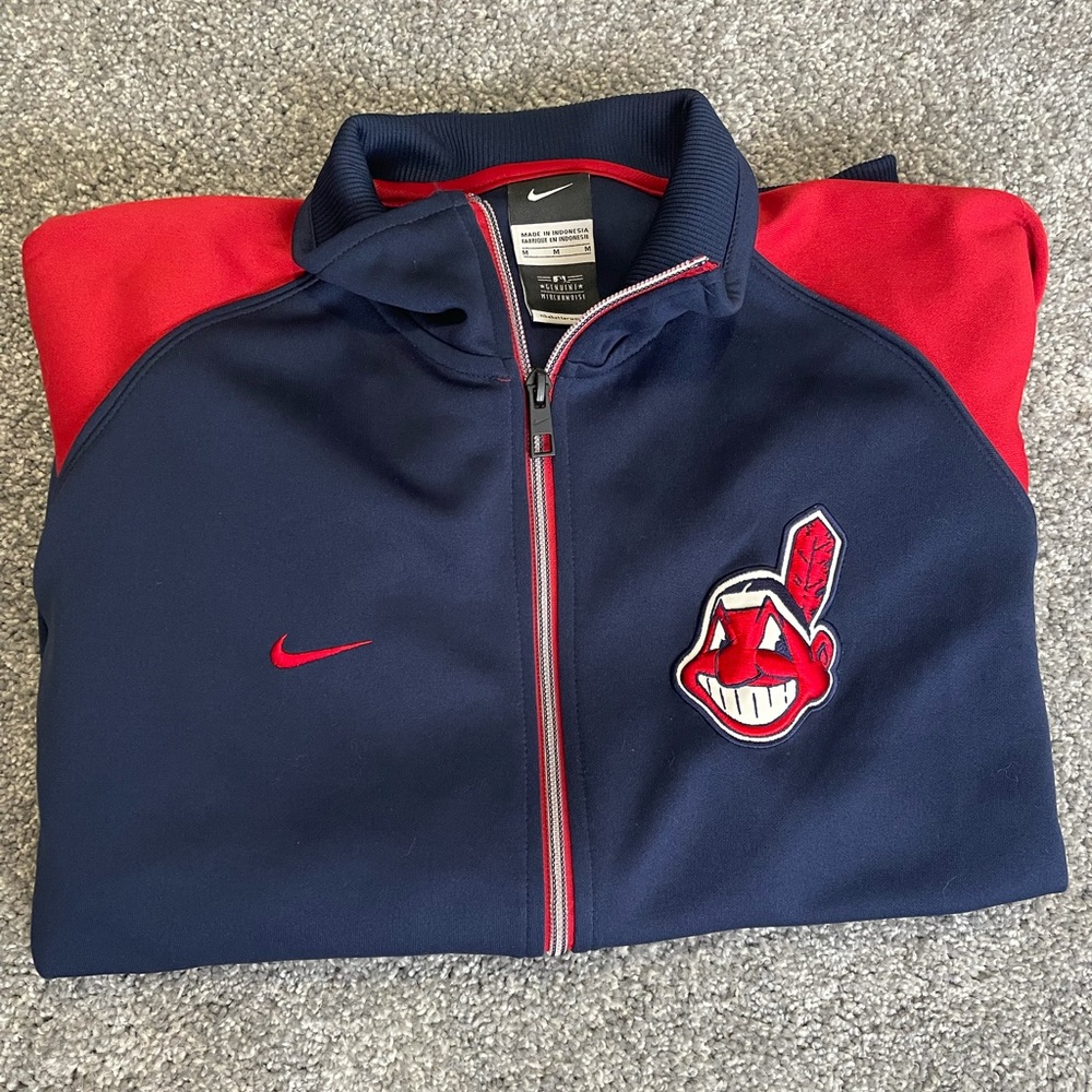 Nike Cleveland Indians Long Sleeve Jacket Size: M